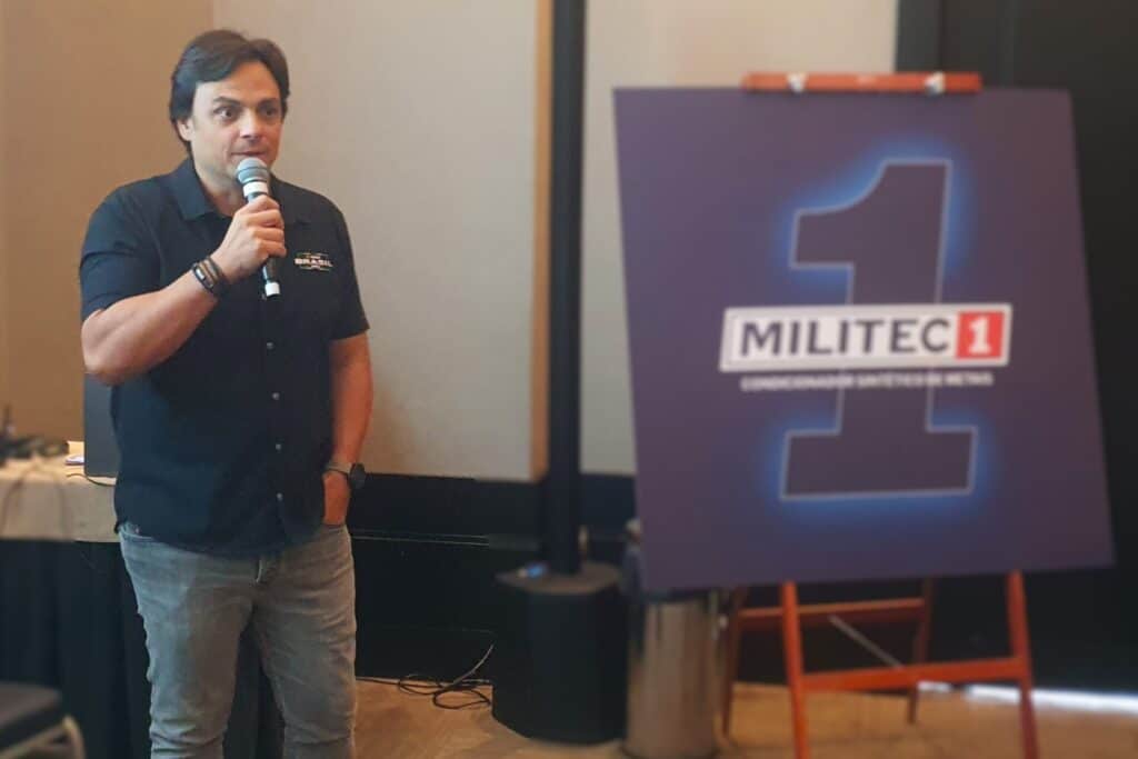 Thiago Marques, organizador da NASCAR Brasil, fala sobre a longa parceria com a MILITEC Brasil. Foto: Renyere Trovão