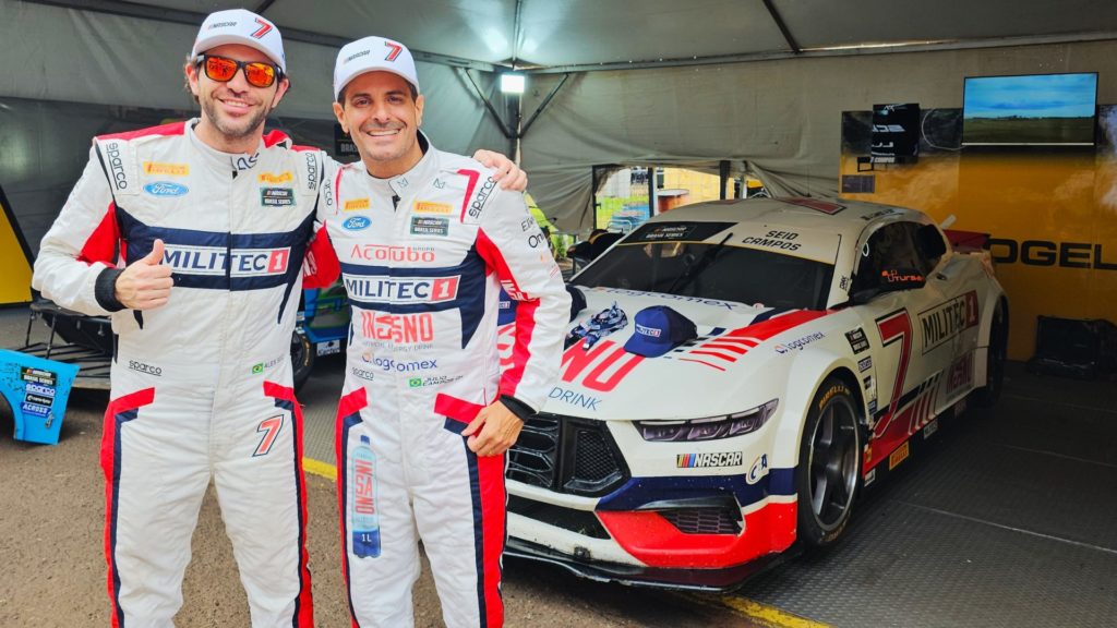 A dupla Alex Seid e Júlio Campos durante a etapa de abertura em Campo Grande. Foto: Renyere Trovão
