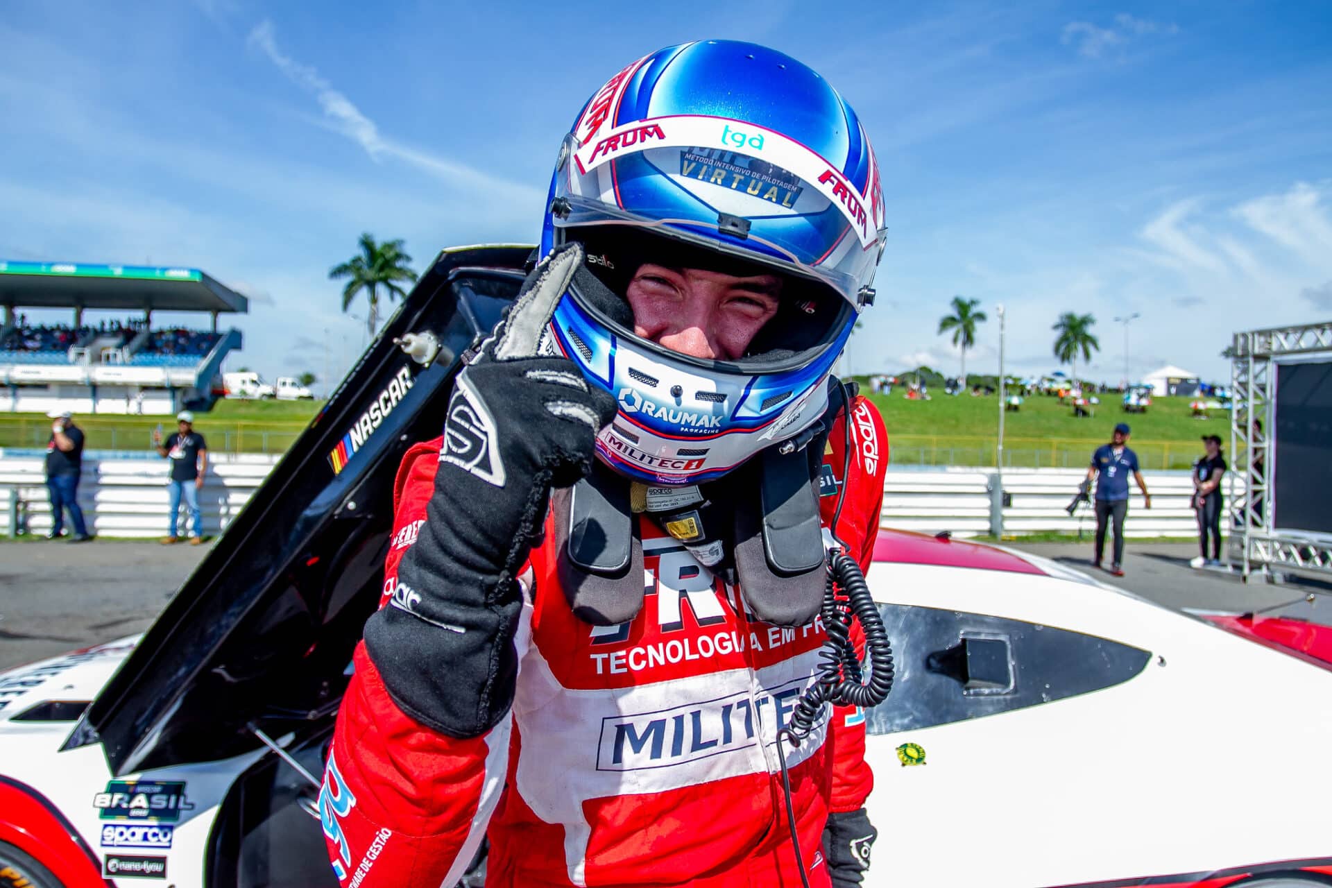 Vitor Genz, piloto MILITEC 1, busca a liderança na etapa de Potenza da NASCAR Brasil. Foto: Luciano Santos/ SIGCom