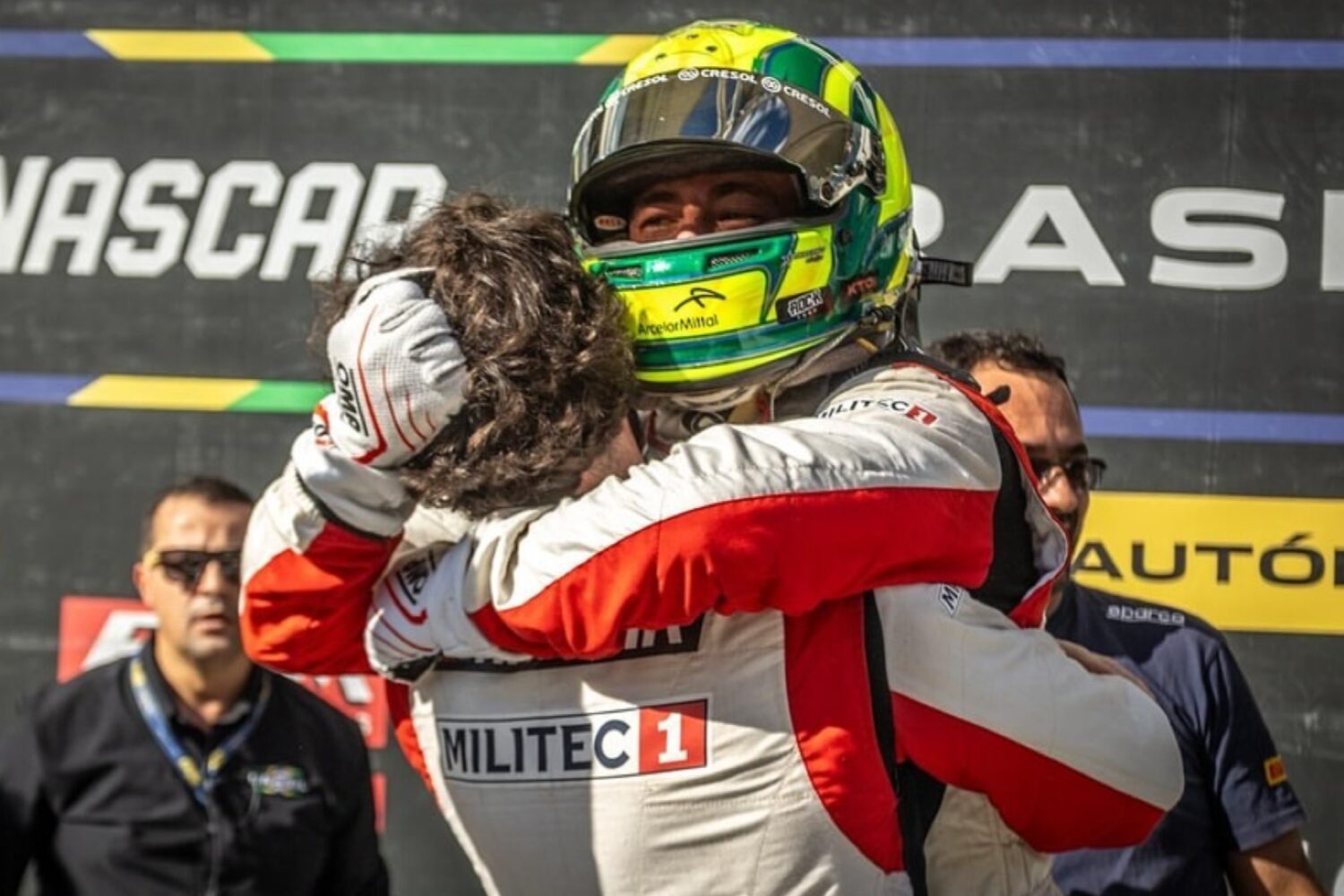 Casagrande e Seid (de costas) estão perto de selar uma parceria vitoriosa em 2024, com chances de dois títulos em Curvelo. Foto: Rodrigo Guimarães HD